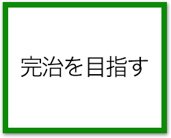 完治を目指す